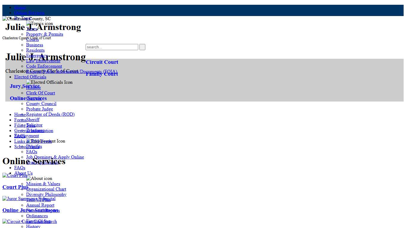 Online Services Clerk Of Court's Office